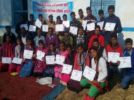 Sunny Udiar given 10 days Disaster Training